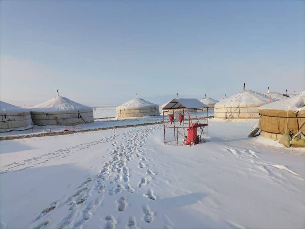 Jade Gas Monoglia Yurt Camp - Snow