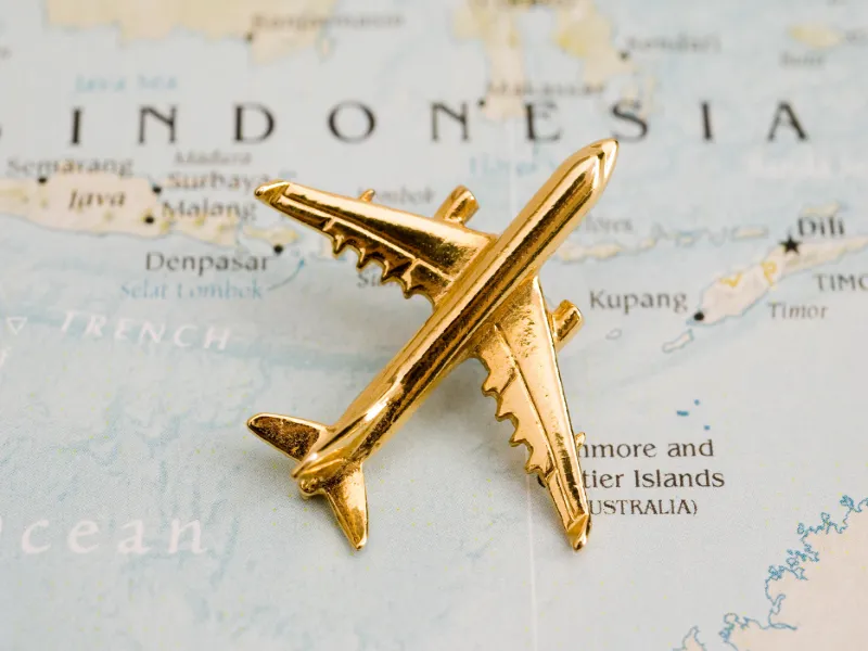 Gold smuggling trade activity in Indonesia