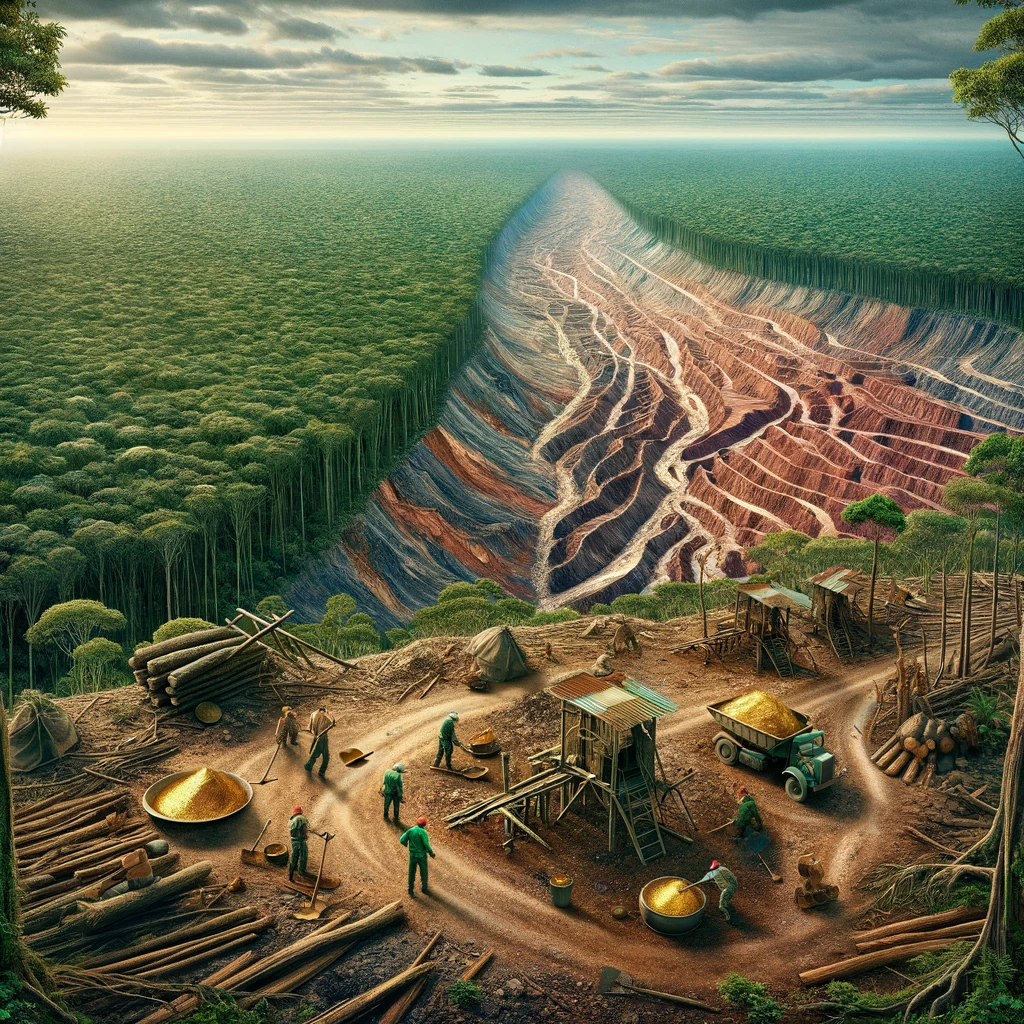 Amazon Deforestation and Illegal Gold Trade